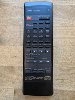 Pioneer CU-PDO51 Multi-Play Compact Disc Player Remote Control Unit Tested 