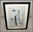 El Lissitzky, Suprematist Composition, PROUN 2C, UNOVIS, 1920