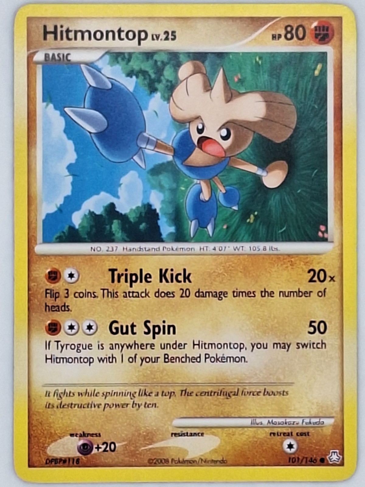 Hitmontop 101/146 Pokemon - Diamond and Pearl Legends Awakened MP