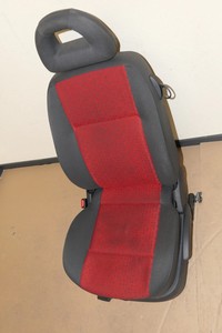 Seat Arosa VW Lupo Sitz vorne links Fahrersitz Höhenverstellung rot schwarz ----