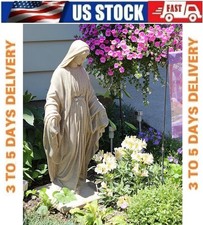 34 inch Virgin Mary Garden Statue Christian Outdoor Figurine Sculpture Decor