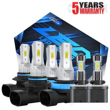 FOR GMC Yukon XL 1500/2500 2000-2006 LED Headlights High/Low Fog Light Bulbs Kit