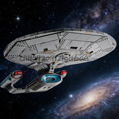 U.S.S. Enterprise NCC-1701-D (10356) - 3600 Teile Bausteine mit Figuren