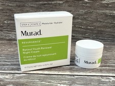 Murad Resurgence Retinol Youth Renewal Night Cream Travel Size 0.25 Fl Oz New