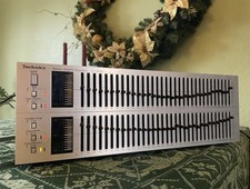 Rare SILVER Nice 1983 Technics SH-8065 Equalizer Multi-Voltage 110 120 220 240v