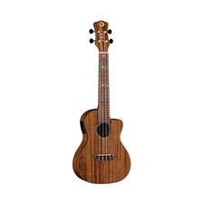 Luna High Tide Koa Concert Acoustic/Electric Ukulele with Preamp, Satin Natural