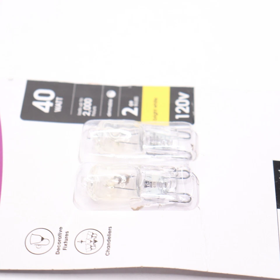 (2-Pk) Feit Electric Light Bulb Dimmable Bright White 3000K 30W BPQ40/G9/2/HDRP - Image 4 of 4