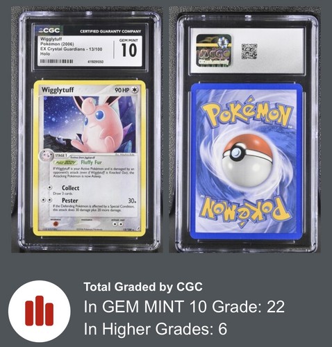 Wigglytuff graded CGC 10 for sale on eBay