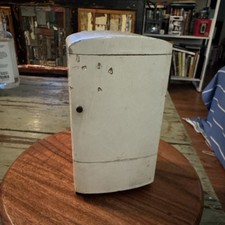 Vintage miniature Wooden Dollhouse Refrigerator