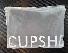 CUPSHE Women's XL Black Plunging Mesh One-Piece Swimming Suit Opened