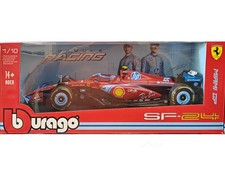 2024 Bburago 1:18 Scuderia Ferrari HP SF-24 16 C. Leclerc 55 Sainz F1 Race Car