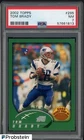 2002 Topps #295 Tom Brady New England Patriots PSA 7 NM