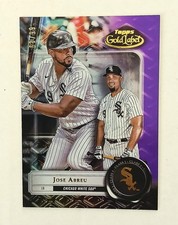 💥61/99 HOF Jose Abreu 2022 ToppsGold Label #67 Class 1 Purple Chicago White Sox