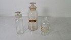 T.C.W. Co Iron Sulfate Lot of 3 Vintage Chemistry Glass Jars — photo 1