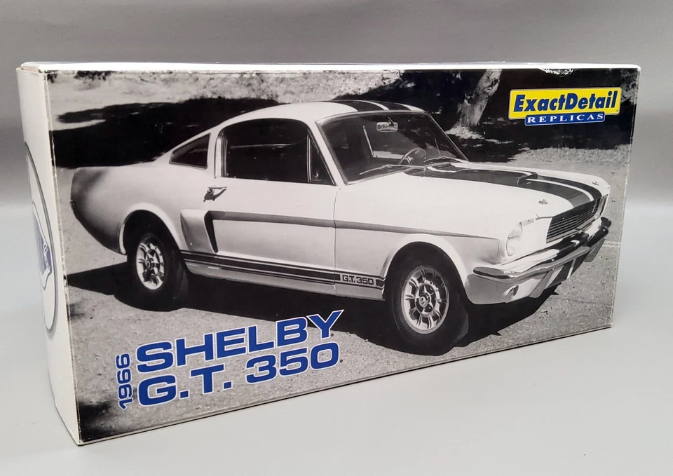 1966 Mustang Shelby GT 350 1:18 Scale Diecast By Exact Detail Replicas #WCC117 - Image 2 of 4