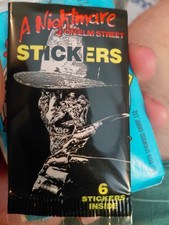 A Nightmare on Elm Street Freddy Krueger Horror Sticker Pack - 6 Stickers