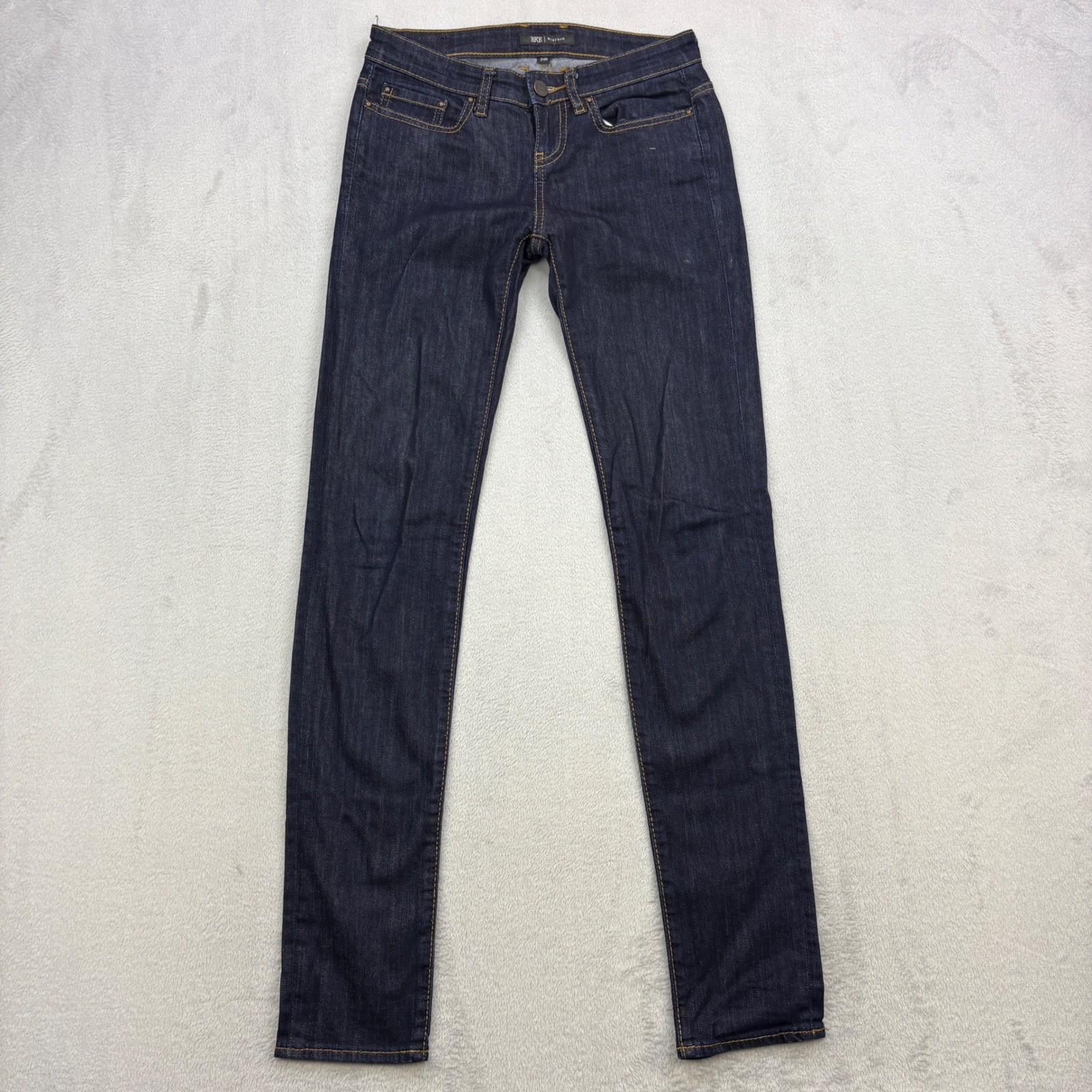 BKE Reserve Jeans Womens 24R Blue Dark Wash Stretch Skinny Denim Casual Classic