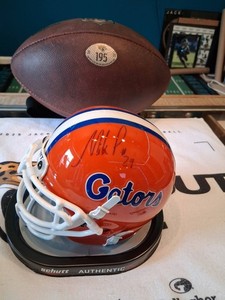 Florida Gators Signed Original Mini Football Helmet Mike Peterson #29 NCAA