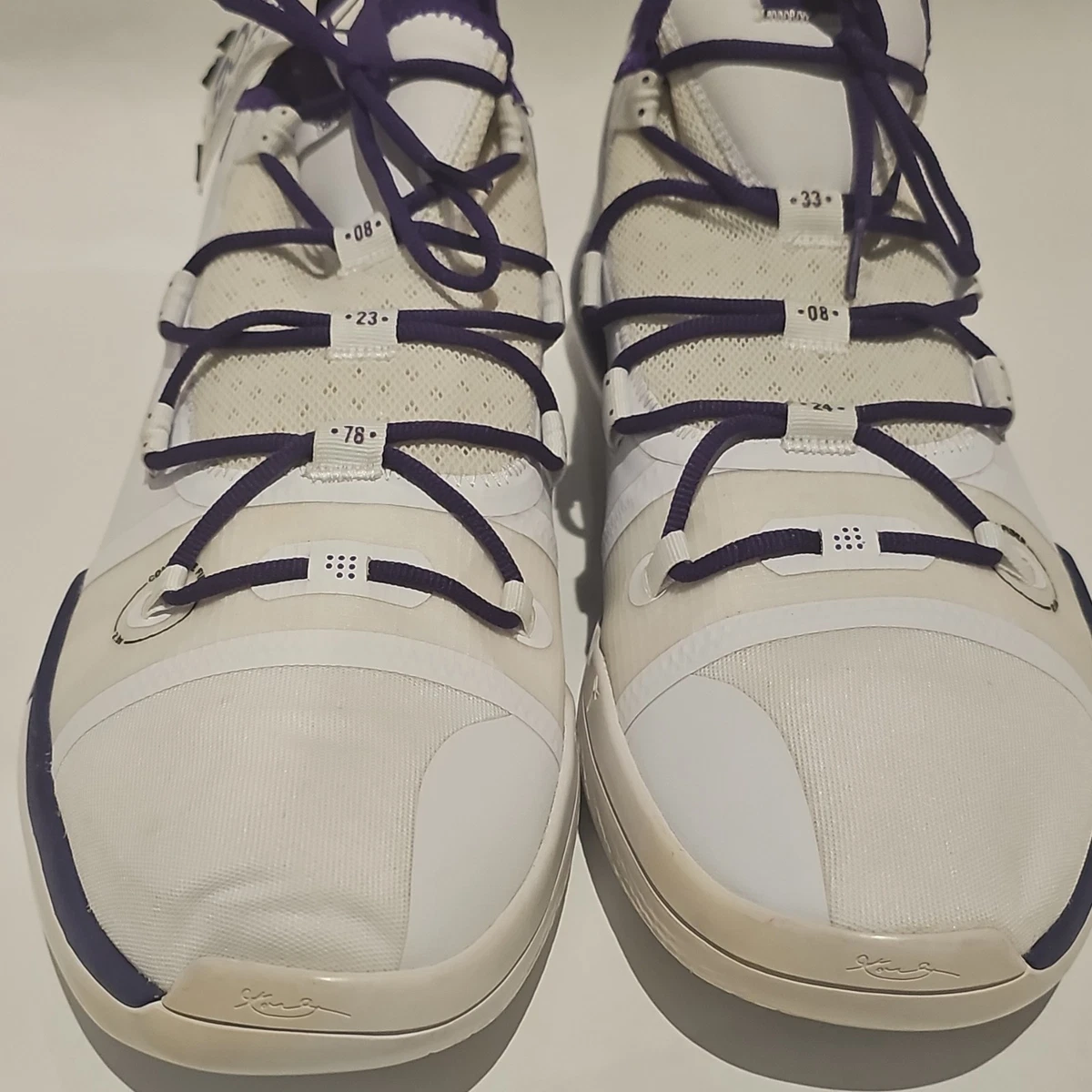Nike Kobe AD Exodus TB Black White Men’s Size 15‎ AT3874-001 Shoes Sneakers Nike Mens Kobe A.D. Exodus TB White Purple Basketball Shoes  main image 3