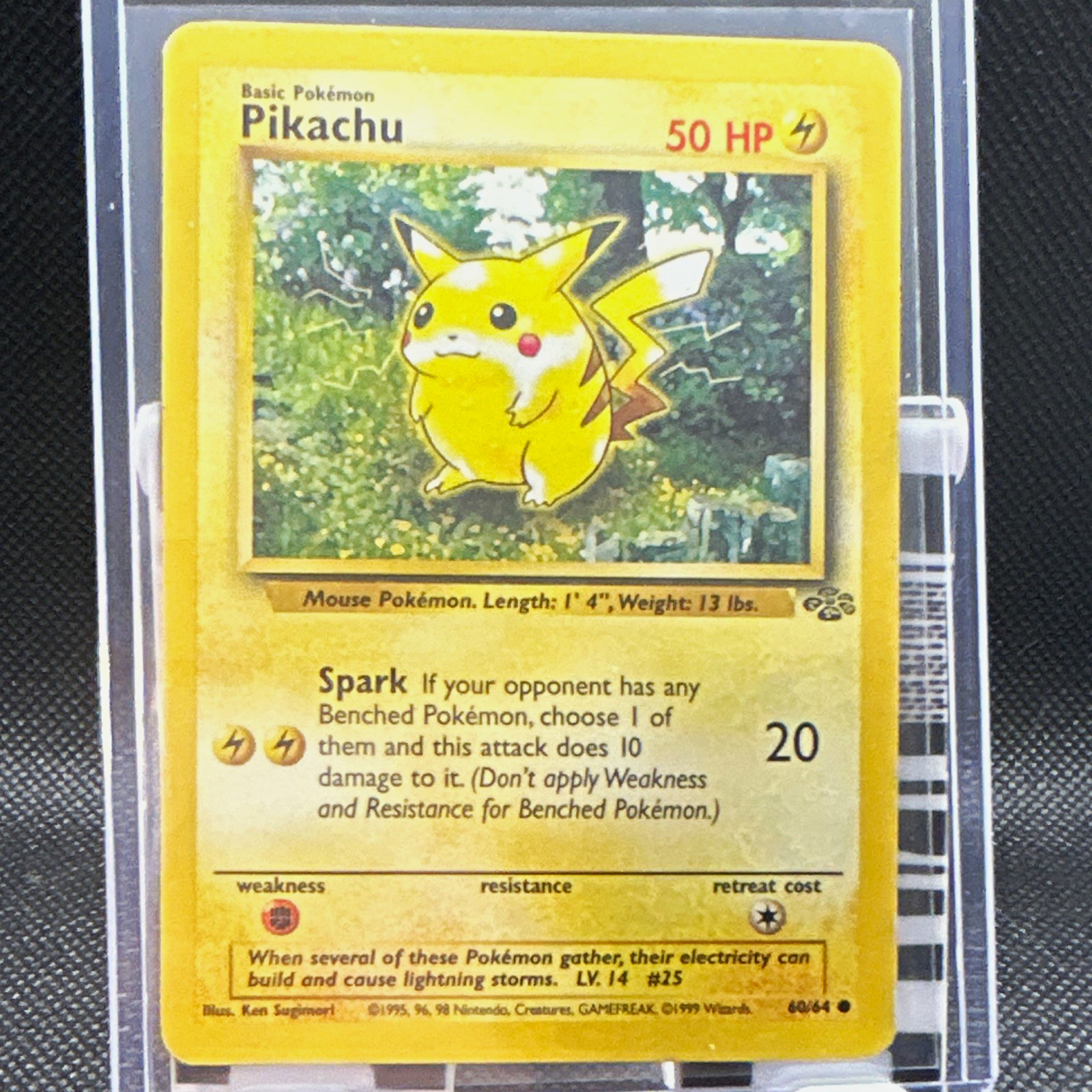 Pokemon Pikachu 60/64 Jungle Set Common Regular 1999 50HP