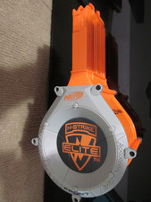 Nerf N-Strike Elite 25 Max Round Ammo Drum Magazine Replacement Dart Clip Orange