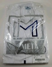 NEW Meta Men s Size 34 White 38" Lab Coat Professional Medical Style 1963-011-34