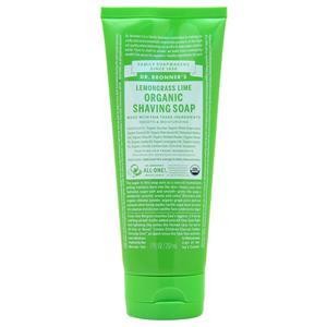 Dr Bronners Organic Shaving Soap Lemongrass Lime 7 floz 3390₽
