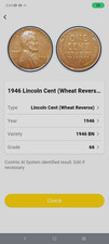 Lincoln Wheat Cent 1946 P Philadelphia Bn Bronze Small Cent Km132 Lincoln Wheat Cent 1946 P Philadelphia Bn Bronze Small Cent Km132