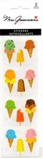 LIMITED EDITION Mrs. Grossman Stickers - Reflections COOL TREATS - ICE CREAM