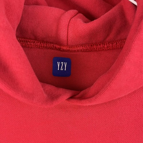 Yeezy + Gap YZY Double Layer Red Hoodie Sweatshirt Youth Size Large 10/11 - Picture 5 of 13