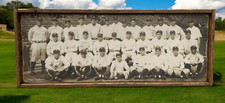 Antique Style 1927 NY  Yankees Ruth Gehrig Team Photo Direct Print Wood  14x36