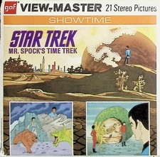 Star Trek Mr. Spock's Time Trek 1974 3d View-Master 3 Reel Packet - Full Color