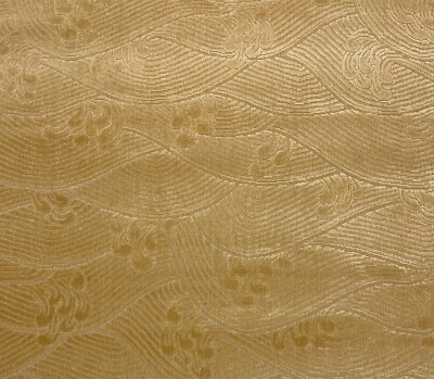 VERVAIN STONEWAVES TOPAZ BEIGE GEOMETRIC EXCLUSIVE VELVET FABRIC BY YARD 50''W