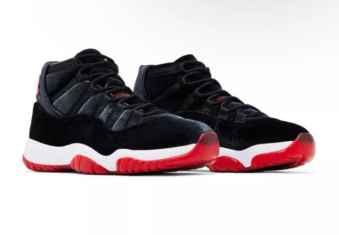 Nike Air Jordan 11 Retro 'Bred Velvet' DB5457-061 black Wmns Nike Air Jordan 11 Retro 'Bred Velvet' DB5457-061 black Wmns