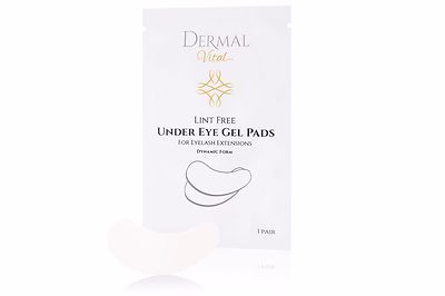 50 Paar Wimpernpads Fusselfrei – Augen-Gel-Pads Für Wimpernverlängerung, Kollagenbeschichtet, Einzeln Verpackt