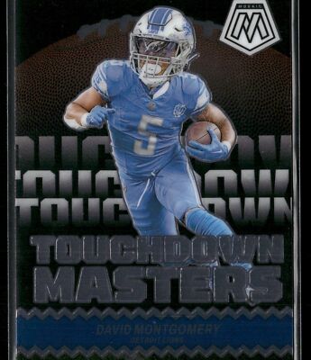 David Montgomery 2024 Panini Mosaic #TM-DMY Touchdown Masters | eBay