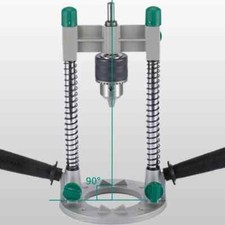 90 Angle Adjustable Drill Guide Rotary Drill Holder Attachment with Drill Chuck