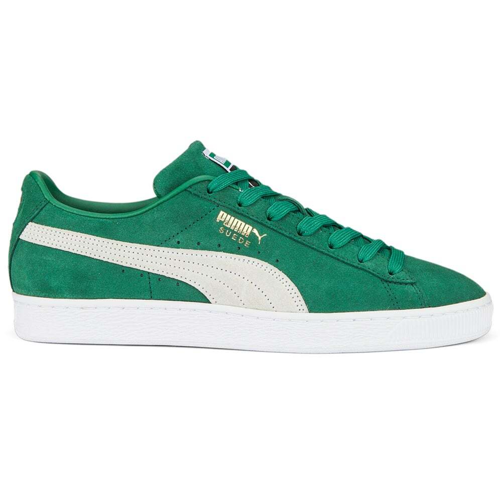 Puma Suede Classic Lace Up Mens Green Sneakers Shoes | eBay