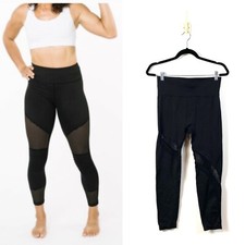 Zyia Active Medium Black Angle Performance Hi-Rise 7/8 Legging Seamless