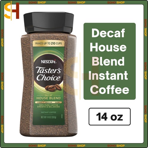 Nescafé Taster's Choice Decaf House Blend Instant Coffee, 14 oz eBay