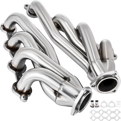 Exhaust Header Set 1 3/4'' Exhaust Turbo Headers for Chevy LS1 LS2 LS3 SUV/Truck