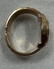 Women's Geneva Rose Gold Tone Dial Rhinestone Bezel Watch Preowned Working — photo 4