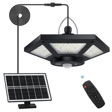 Solar Shed Light Indoor Outdoor Solar Powered Pendant Daytime Work Lights With 5