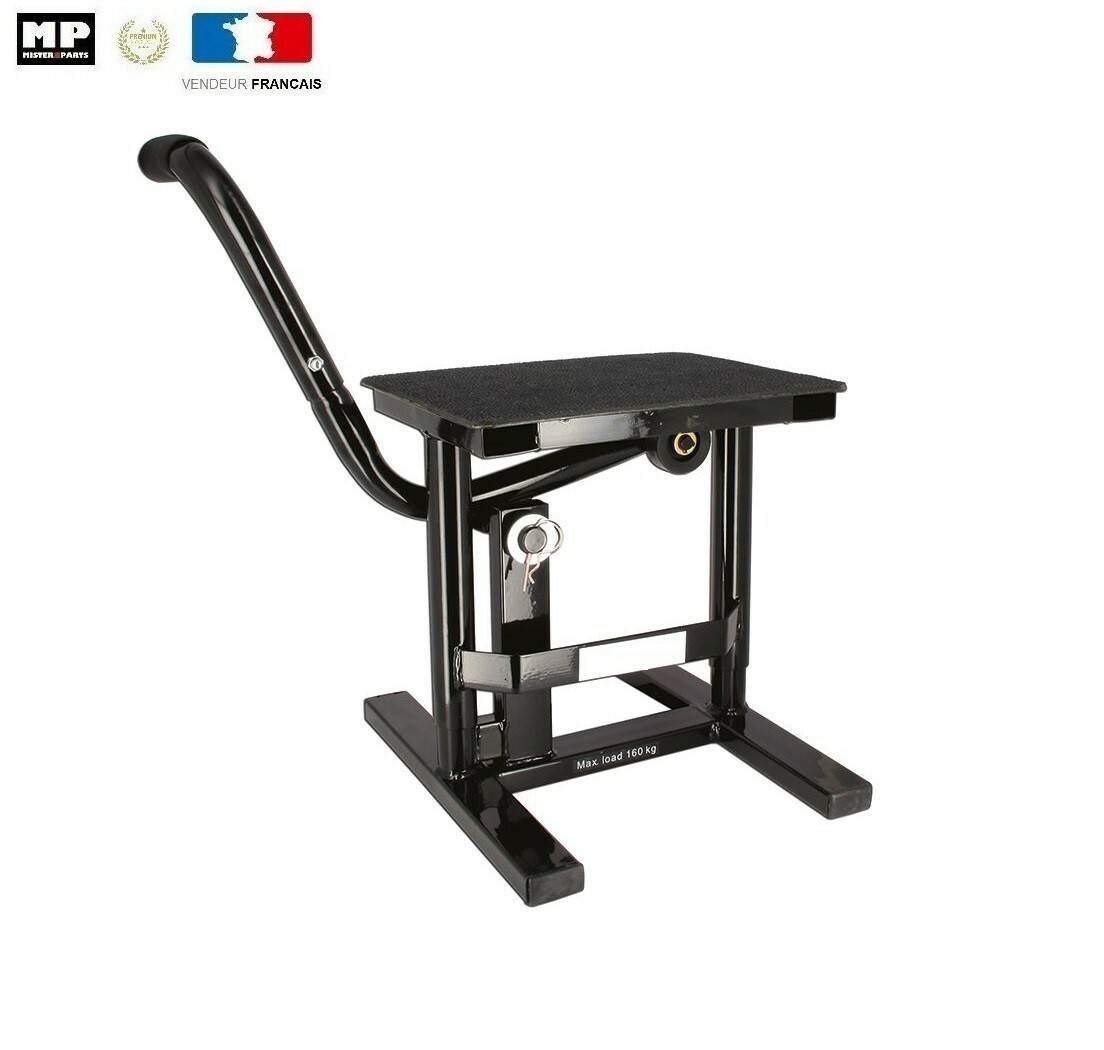 Lève moto cross MX pliant pour stabiliser votre bécane dans les paddocks