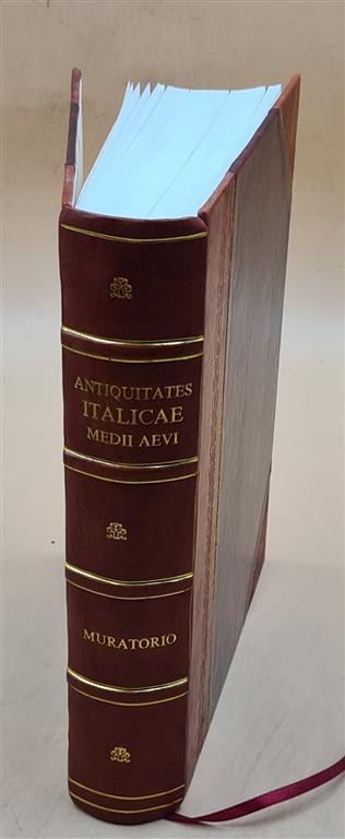 Medieval Italian Antiquities by Ludovico Antonio - Leather Bound Edition