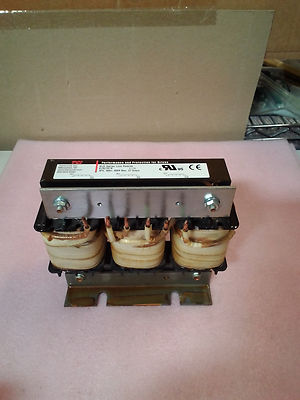 TCI TRANS COIL KLR27ATB KLR Series 600V Max 27 Amps 60Hz 3PH Line Reactor 