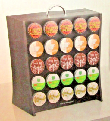 COFFEE POD DISPLAY RACK HOLDS 50 (NIB MIND READER)