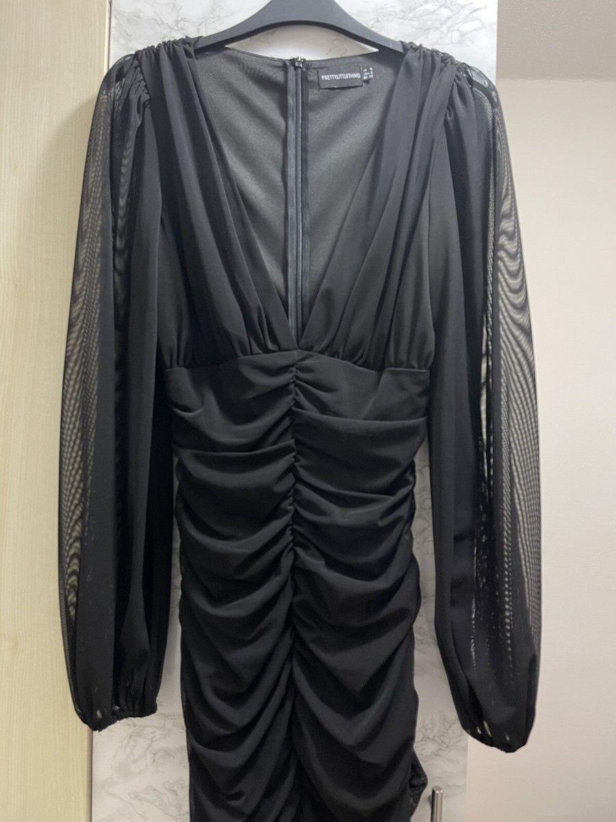 New PLT Black Mini Dress Size UK
