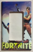 Fortnite Games Light Switch Power Outlet wall Cover Plate Home Decor