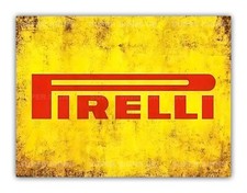 Retro Style Pirelli Metal Garage Sign Man Cave Workshop Shed